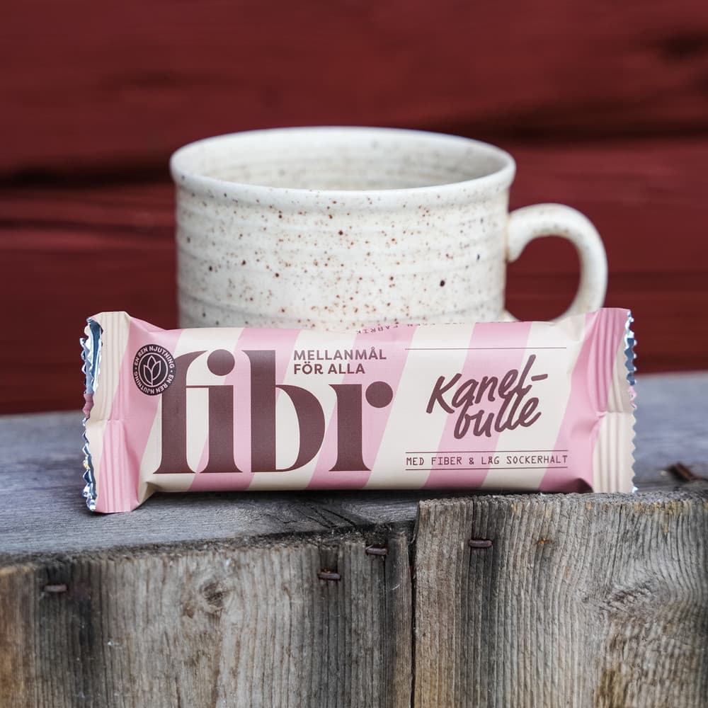 Kanelbulle Fibr Bar 40g Låg Sockerhalt - image 2