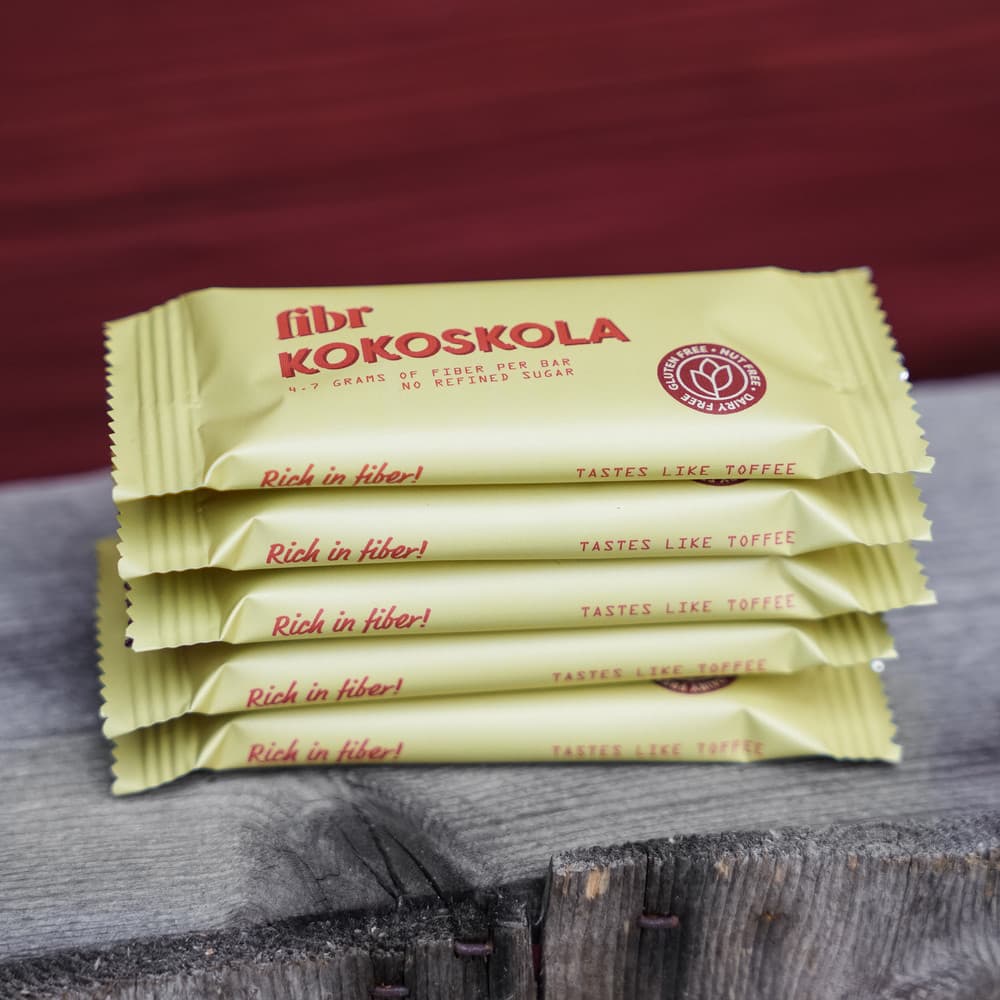 Kokoskola Fibr Bars 25-pack Utan Tillsatser - image 2