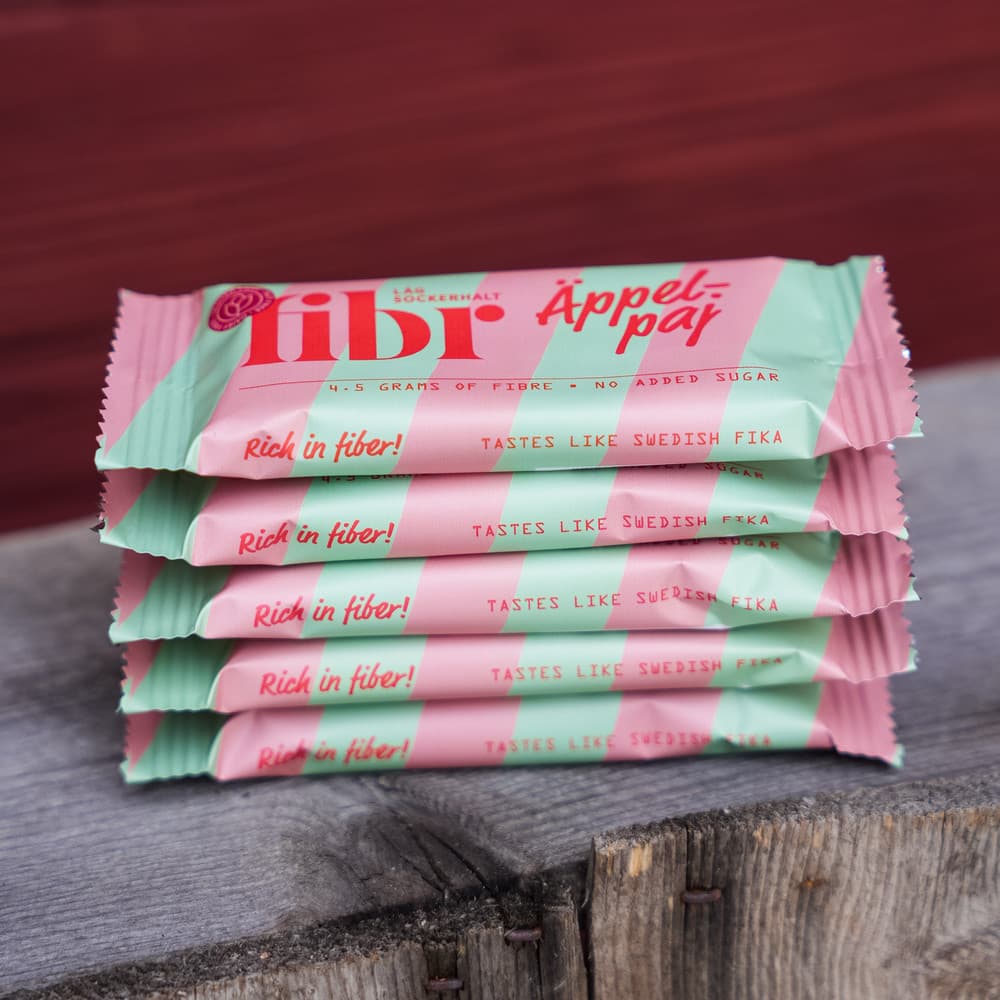 Äppelpaj Fibr Bars 25-pack Låg Sockerhalt - image 2