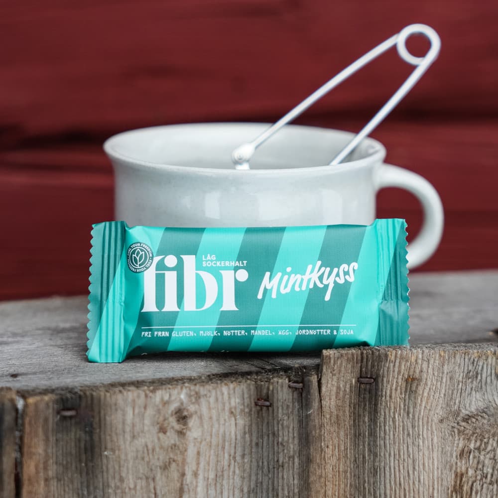 Mintkyss Fibr Bar 25g Låg Sockerhalt - image 2