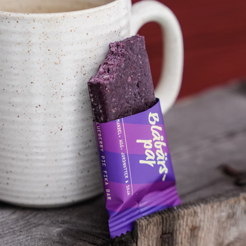 Blåbärspaj Fibr Bar 25g Låg Sockerhalt - image 1