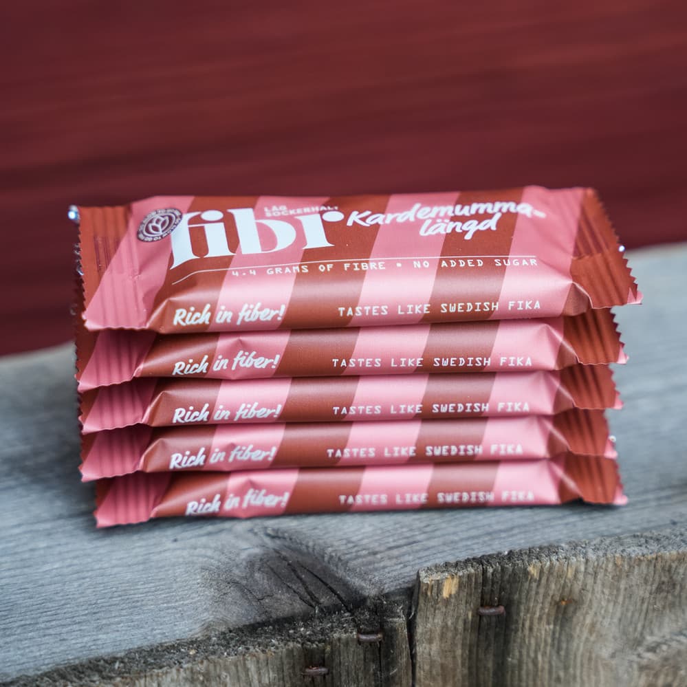 Kardemummalängd Fibr Bars 25-pack Låg Sockerhalt - image 2