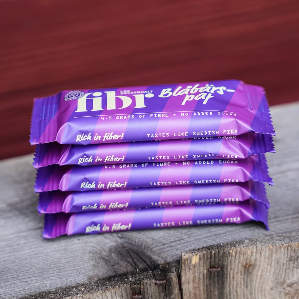 Blåbärspaj Fibr Bar 25-pack Låg Sockerhalt - image 2