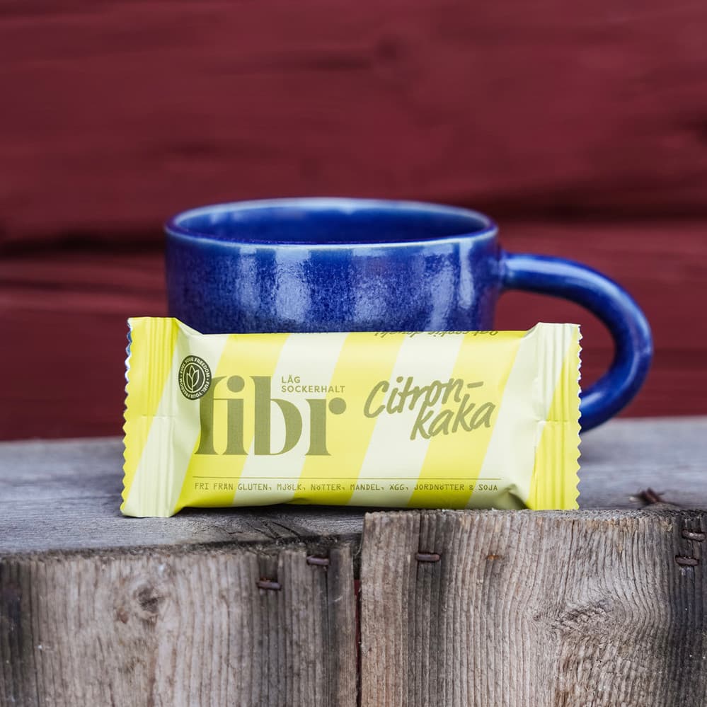 Citronkaka Fibr Bar 25g Låg Sockerhalt - image 2