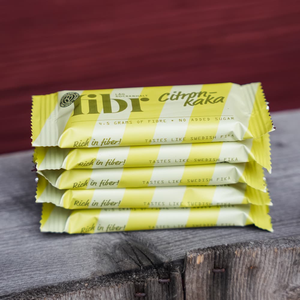 Citronkaka Fibr Bars 25-pack Låg Sockerhalt - image 2
