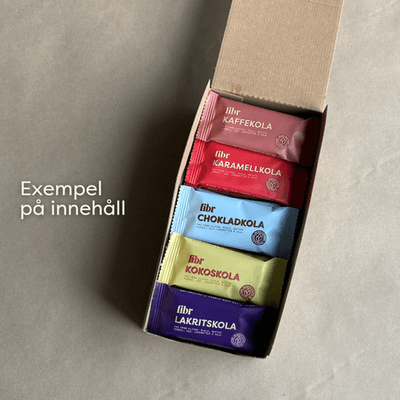 Provsmaksbox Kola 25-pack