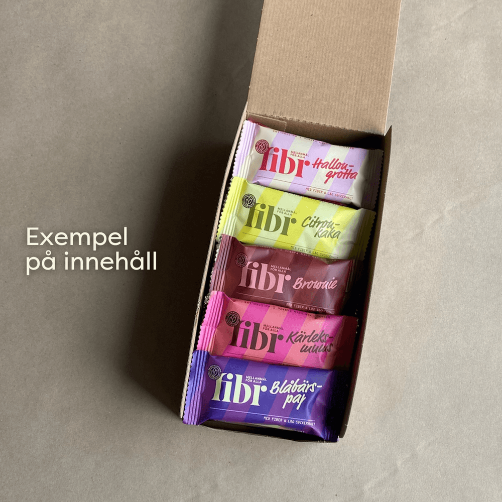 Fibr Fika Låg socker – Smakbox 25 bars - image 1