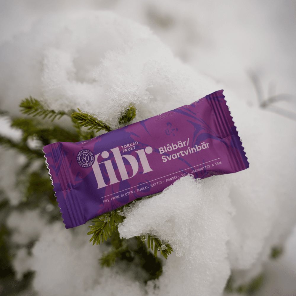 Blåbär/Svartvinbär Fibr Bar 25g Utan Tillsatt Socker - image 1