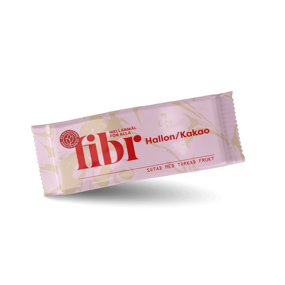 Hallon/Kakao Fibr Bar 25g Utan Tillsatt Socker - image 2