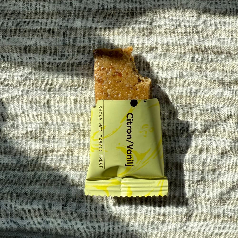 Citron/Vanilj Fibr Bar 25g Utan Tillsatt Socker - image 1